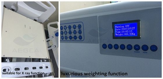 AG-BR002C BARU tujuh fungsi dengan fungsi x-ray icu transfer listrik memiringkan harga tempat tidur rumah sakit