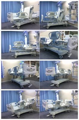 Moteur électrique automatique d'icu de luxe inclinant les lits d'hôpital médicaux réglables de position de chaise à vendre