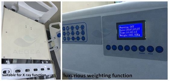 Moteur électrique automatique d'icu de luxe inclinant les lits d'hôpital médicaux réglables de position de chaise à vendre