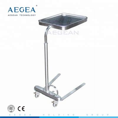 AG-SS008C Cerrahi odası 304 ss malzeme hastane enstrüman tıbbi ekipman arabaları