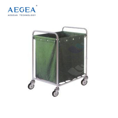 AG-SS013 commercial laundry equipment stainless steel trolley with washable dust bag