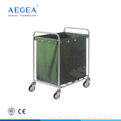 AG-SS013 commercial laundry equipment stainless steel trolley with washable dust bag