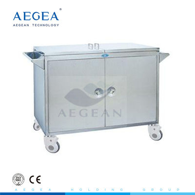 2개 손잡이지주를 가진 AG-SS067 304 SS 물자 약물 이동할 수 있는 손수레