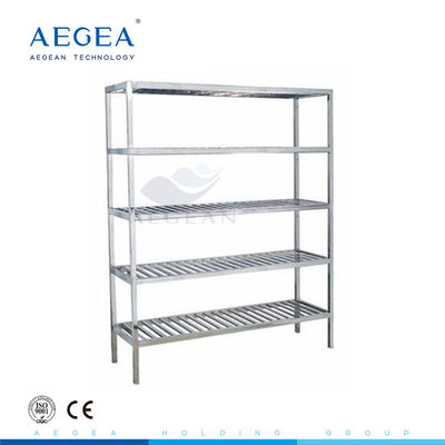 AG-SS089 Rak barang stainless steel dengan empat rak
