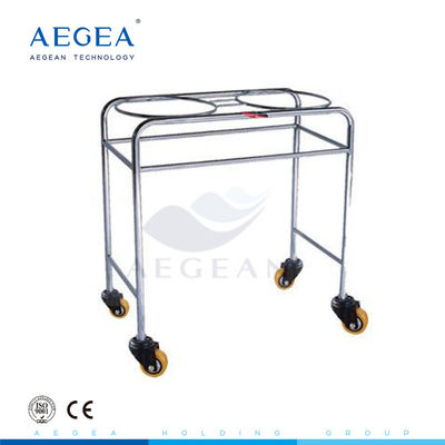 AG-SS064 세륨 ISO는 304의 스테인리스 의학 움직일 수 있는 계기 그릇 대를 찬성했습니다