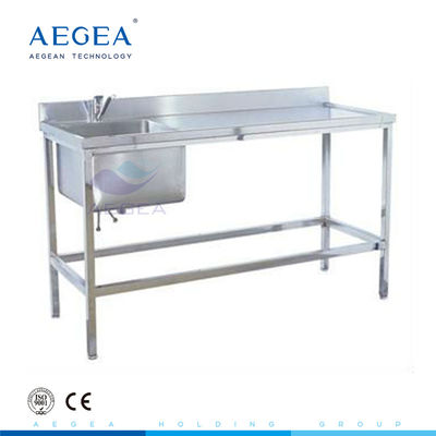 AG-WAS005 CE Onaylı 304 paslanmaz çelik hastane tezgahı