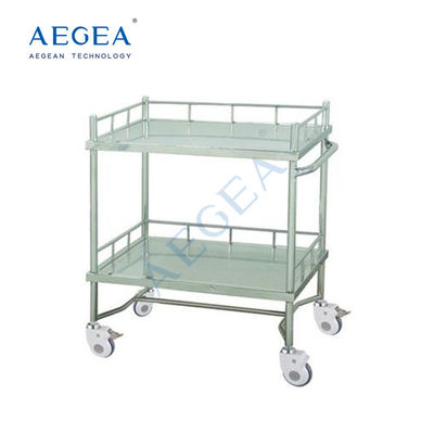 Carretilla dental del tratamiento del acero inoxidable del carro de la clínica de AG-SS042A