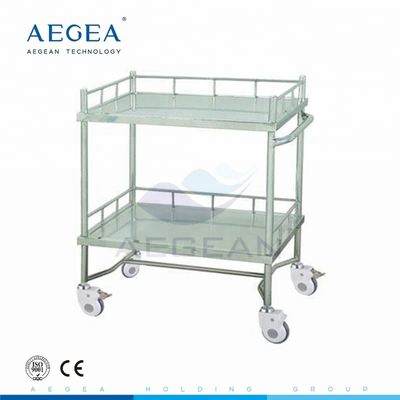 Carretilla dental del tratamiento del acero inoxidable del carro de la clínica de AG-SS042A