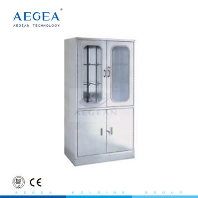 AG-SS005 สำนักงานแพทย์โรงพยาบาลสำหรับจัดเก็บไฟล์ที่ใช้ตู้ผนังสแตนเลส